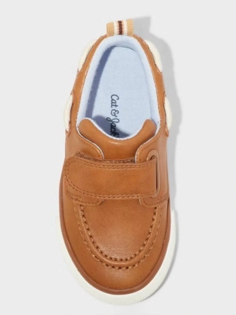 NWT Toddler Levi‎ Boat Shoes – Cat & Jack Cognac Size 10T